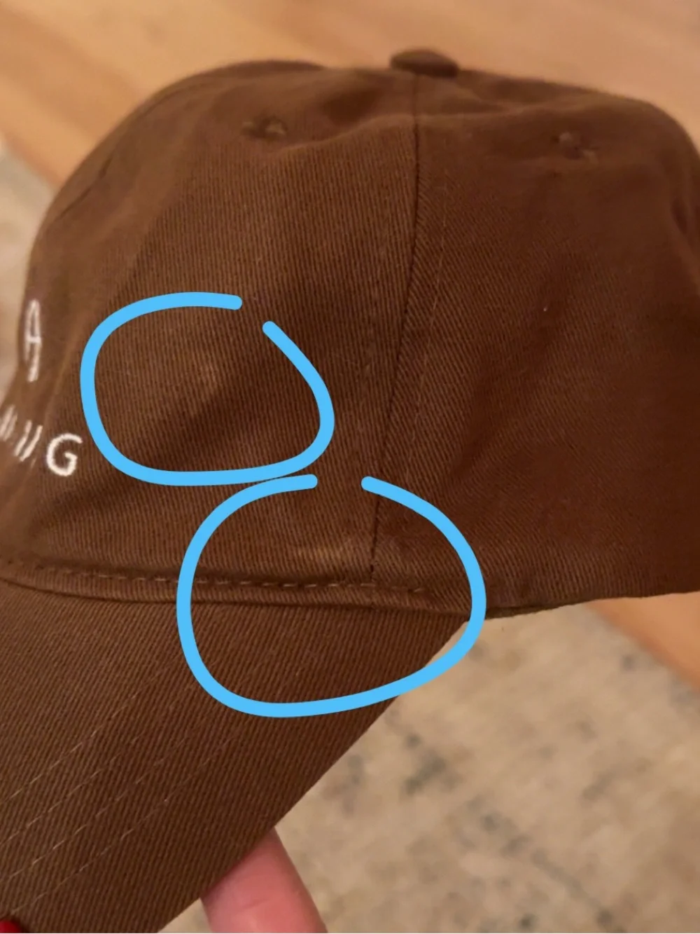 ANINE BING Sport Embroidered Jeremy Brown Baseball Cap‎ Hat